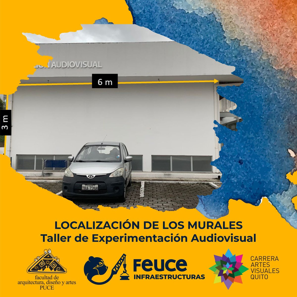 EducacionPUCE's tweet photo. #ULTIMAHORA|🔊 CROMÓSFERA - ARTE EN EL CAMPUS 2021-2022 👩🏻‍🎨

Participa para pintar uno de los 5 murales en distintos sitios de la PUCE.

📌Envíanos tu propuesta hasta el 28 DE NOVIEMBRE al correo 👉🏼comfeuce@puce.edu.ec 

#PUCE #FCIED #FEUCE https://t.co/ZZFLVacGOA