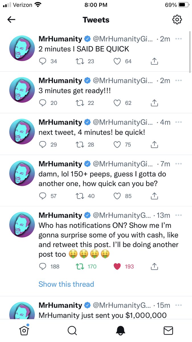 Sasamariee1's tweet photo. @MrHumanityGives Lol looks like HE wasn’t quick enough 
@/$Sasamariee https://t.co/h2pI76u62J