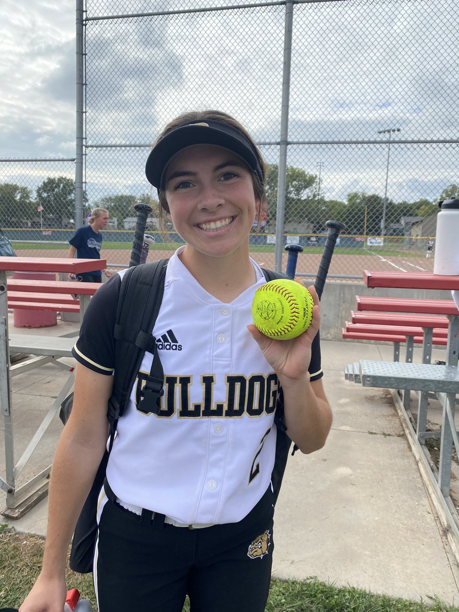 <a href="/MacySantoni/">Macy Santoni</a> with a HR against Central at Districts… nice work Macy!