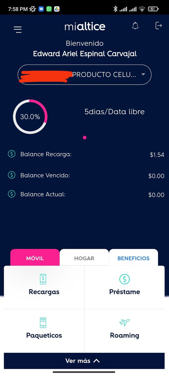 eespinalc1's tweet photo. Señores @altice_do @SomosAlticeDo  me gustaría saber bajo qué concepto compro un paquete de datos y en el mismo momento de colocarlo me dice que he consumido un 30%? Me pueden explicar?

@IndotelRD @ProConsumidorRD https://t.co/p0OyUeItP7