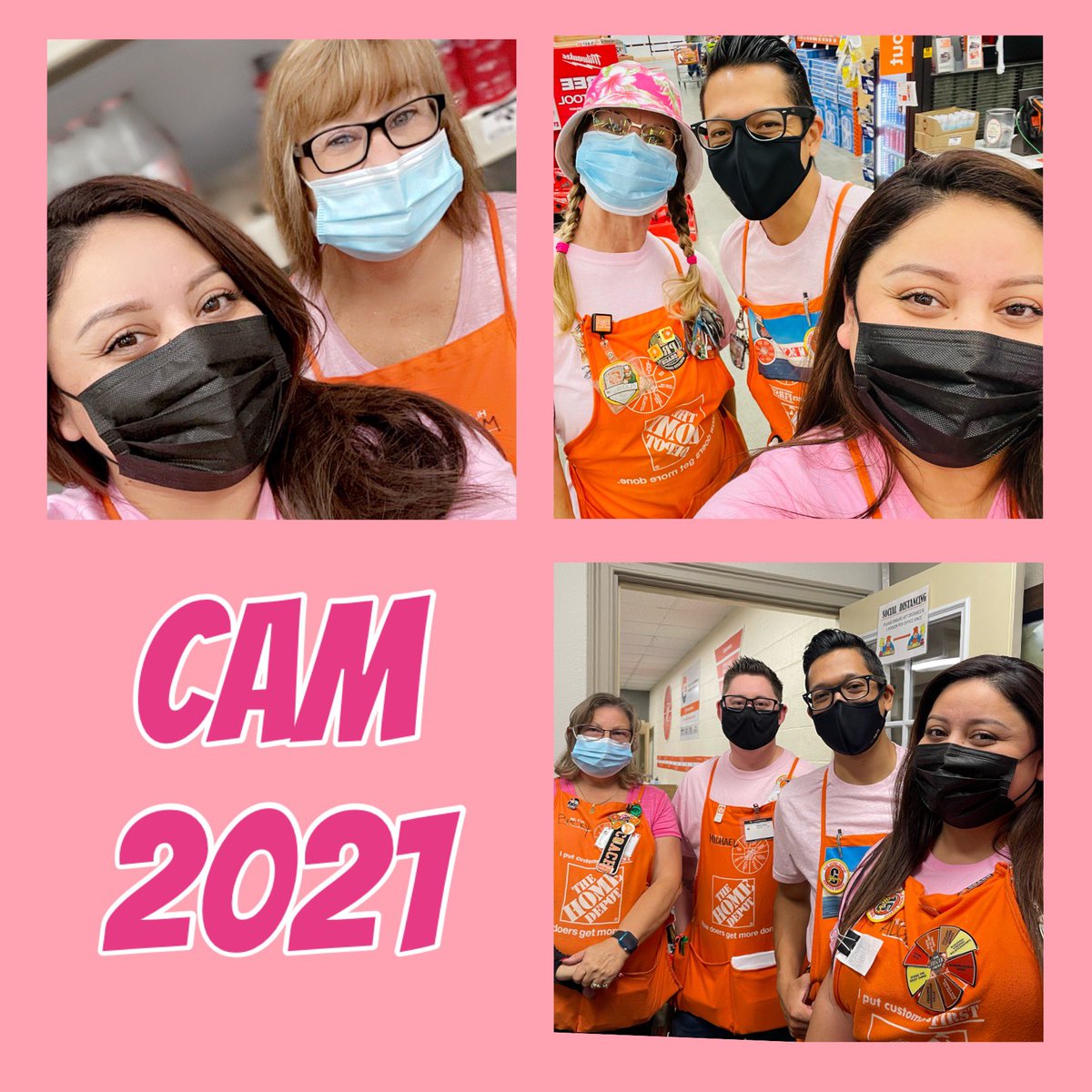 #CAM2021 Team Spirit on full blast today on our Front End!!!! 👚👚👚#OnWednesdaysWeWearPink  <a href="/kari_hd/">Kari</a> <a href="/Caesar0647/">Cesar Castellanos</a> <a href="/sophialuna_HD/">Sophia Luna</a> <a href="/perez_shaye/">Shaye Perez</a>