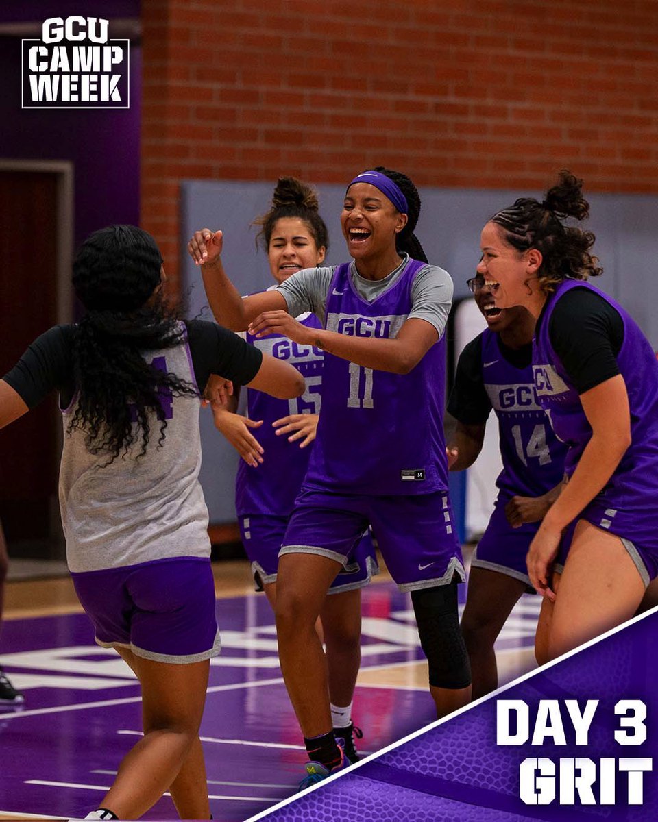 GCU_WBB's tweet image. Camp 𝔾ℝ𝕀𝕋 📸👊
#LopesUp // #CampWeek
