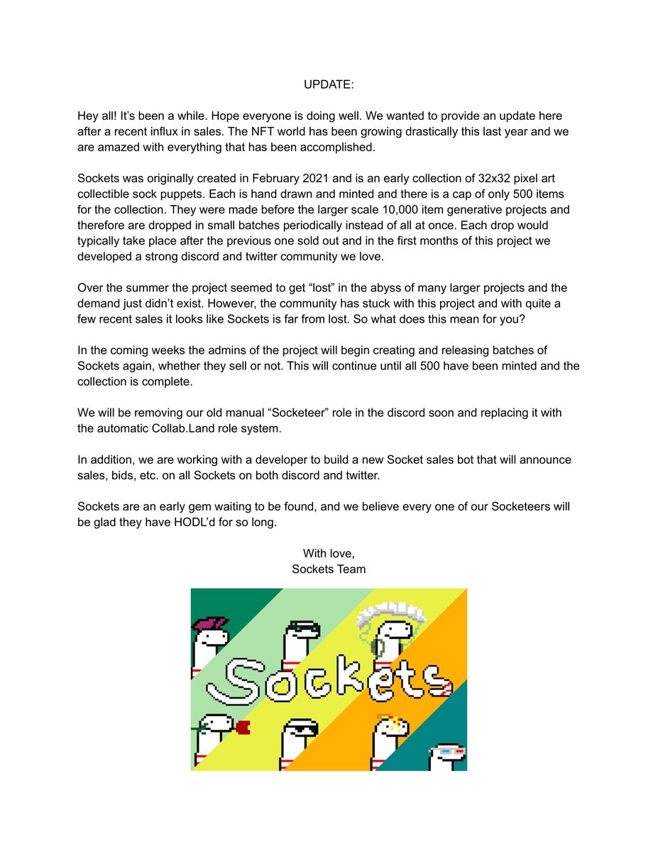 Sockets (@socketsnft) on Twitter photo 