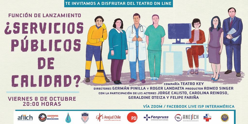 🎬🎭IMPERDIBLE OBRA DE TEATRO 🗓viernes 08 octubre ⏰ 20:00 horas de 🇨🇱 
✍🏻 Para poder ver la obra te invitamos a inscribirte en el siguiente link para obtener tu enlace de conexión. us02web.zoom.us/webinar/regist…