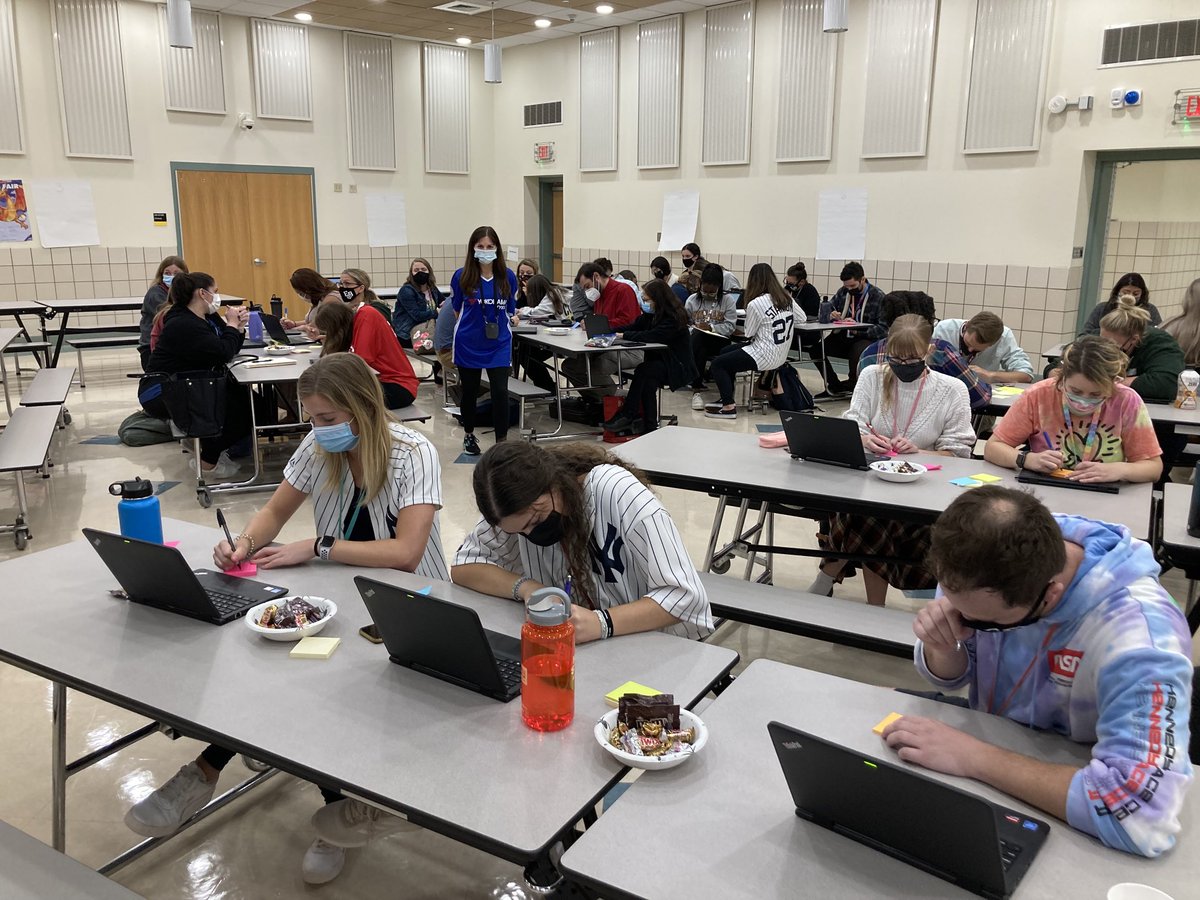 Instruction ⁦<a href="/EBPublicSchools/">East Brunswick Public Schools</a>⁩ is outstanding for many reasons. One is because of all of the support that we give our first year teachers. Here is one of Central’s great teachers, Mrs. Cagnina, leading an ⁦<a href="/EBProfLearn/">Nicole Tibbetts (EBProfLearn)</a>⁩ after school session on engagement.