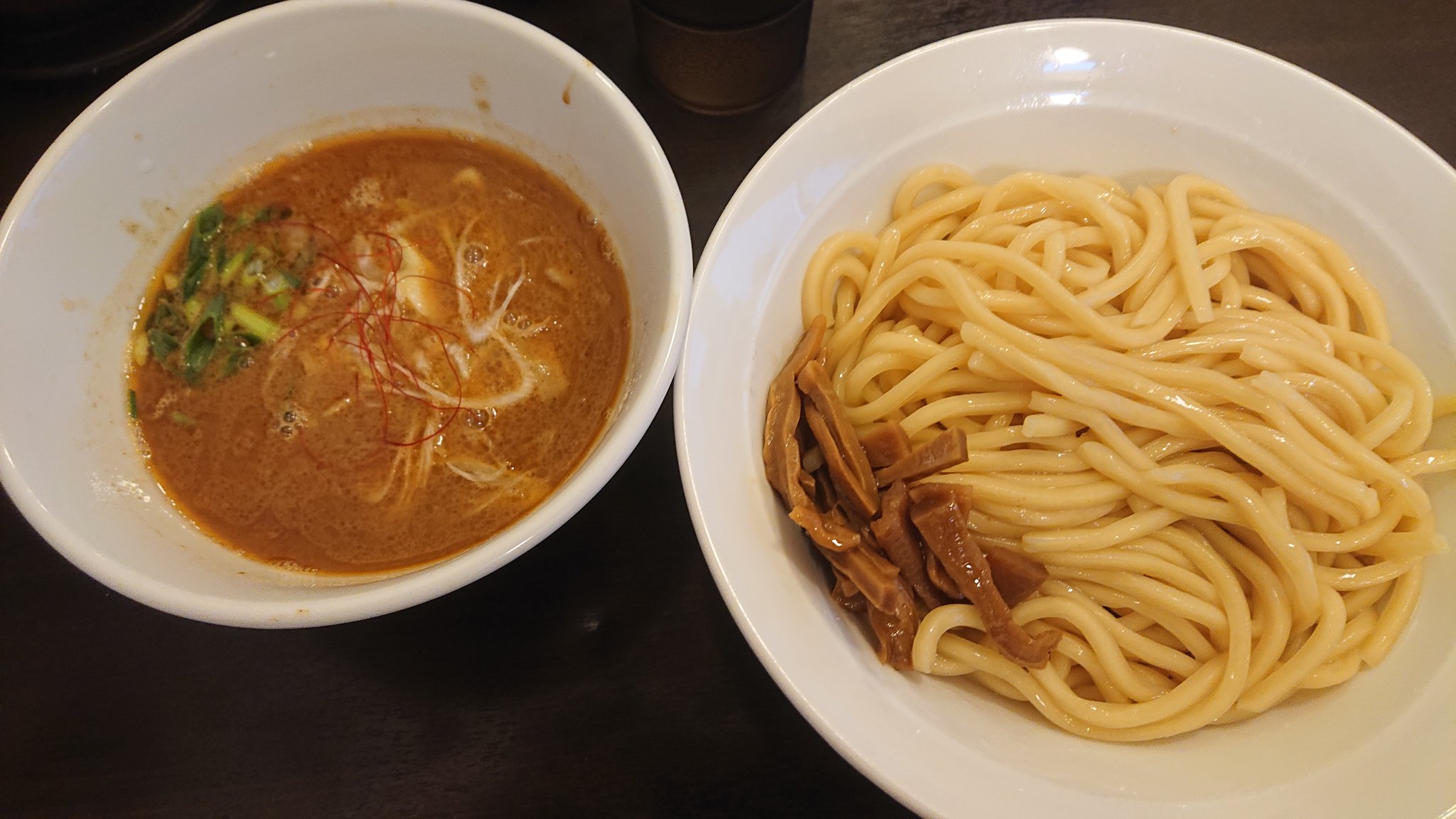 麺乱 我心 おはようございます ラーメンoneさんの海老つけ麺いただきました 甘味があり美味しゅうごさいました うちの つけ麺も皆様よろしくお願いします 11時オープンです 麺乱我心 宮城県ラーメン 名取市 T Co Cathpmujay Twitter
