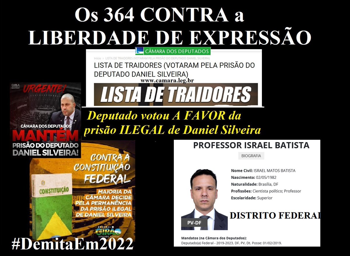 LeiaRachor's tweet photo. 02-ATENÇÃO #DistritoFederal em 2022 é DEMISSÃO para esse DESQUALIFICADO  NAS URNAS.
CAMPANHA #DemitaEm2022 #PVNuncaMais  #PVNAO #ForaPV https://t.co/xvhyfHV19f
