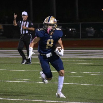 Congrats to <a href="/JosephSchlatre/">Joseph Schlatre</a> on setting multiple school records in last Friday nights game: Most receptions in a game(15) and most receiving yards in a game(195). Joseph also became the career reception leader(97) and career receiving yards leader at St. John(1,411).