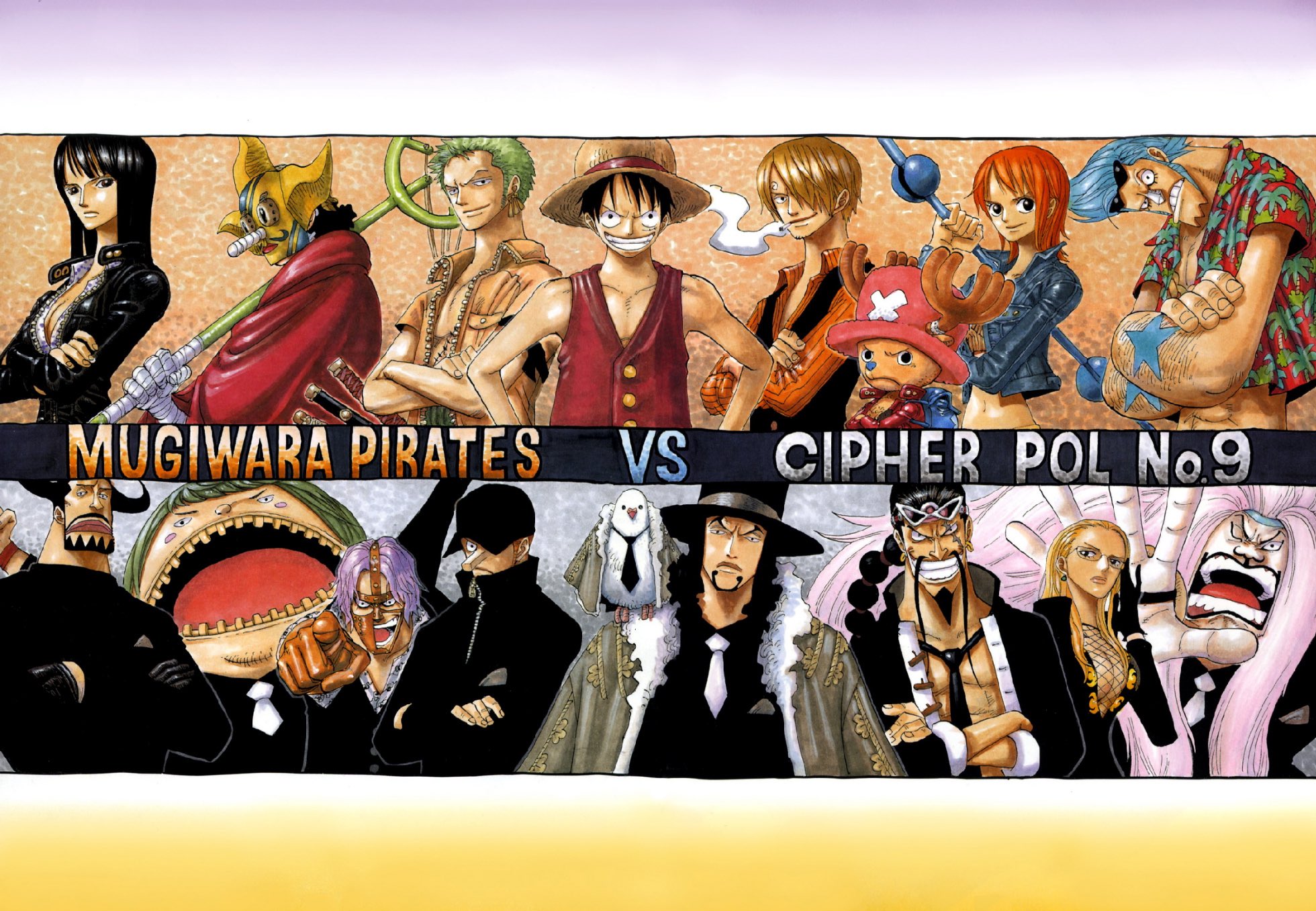 k on Twitter: "Chapter 377: Mugiwara Pirates vs Cipher Pol No9. The