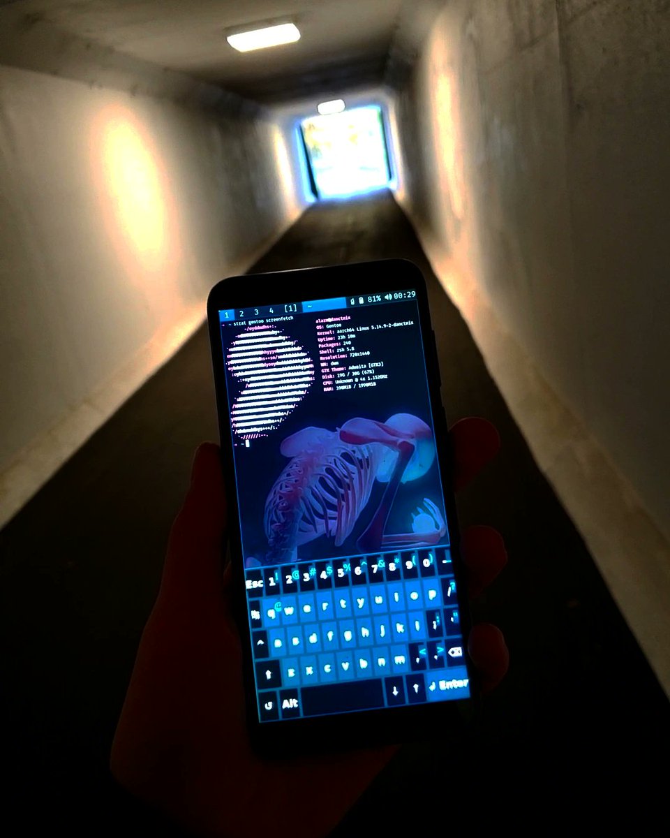 cons0le_cowb0y's tweet photo. #genoo on the #pinephone through #bedrocklinux https://t.co/Oi4ytv0yWy