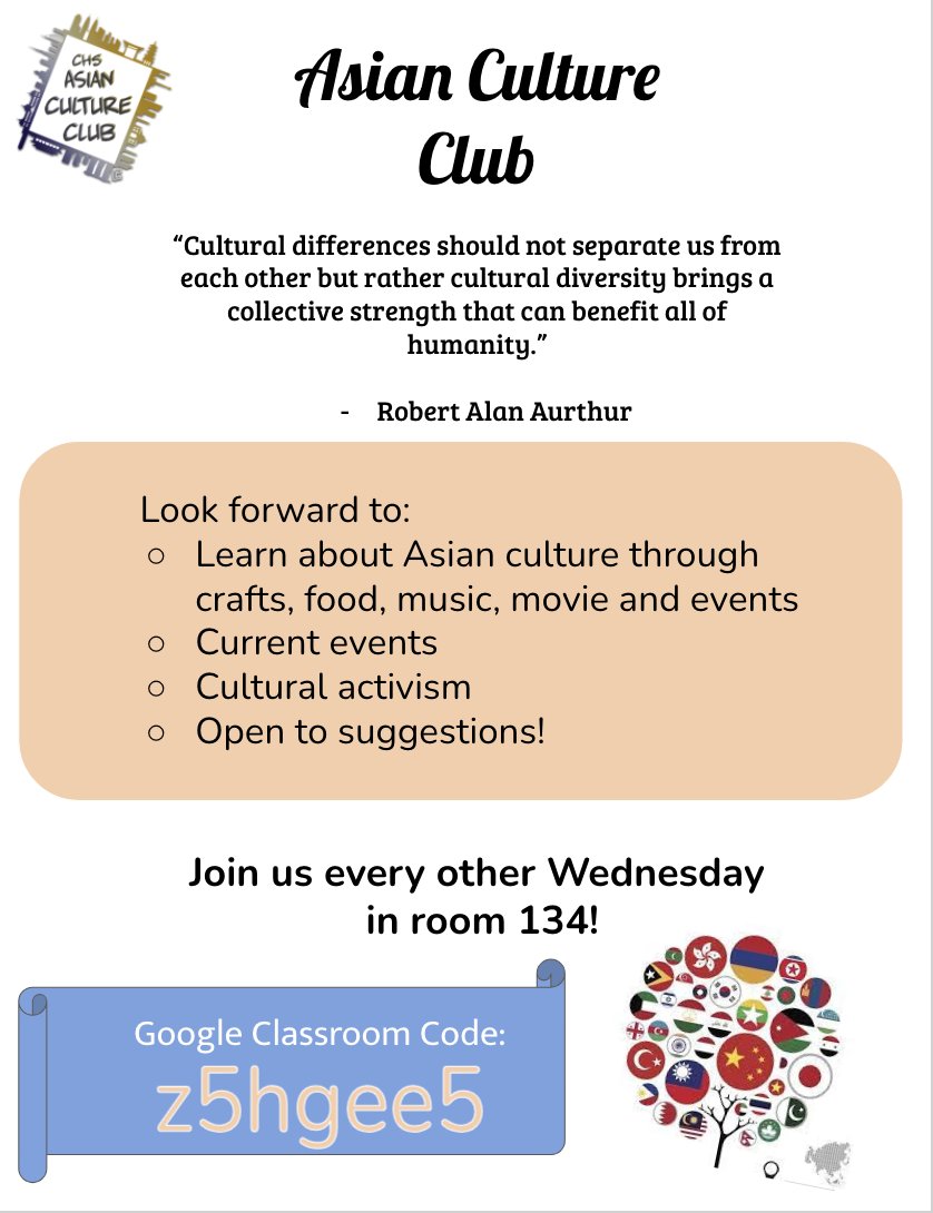 AsianCultureClubCHS tweet media