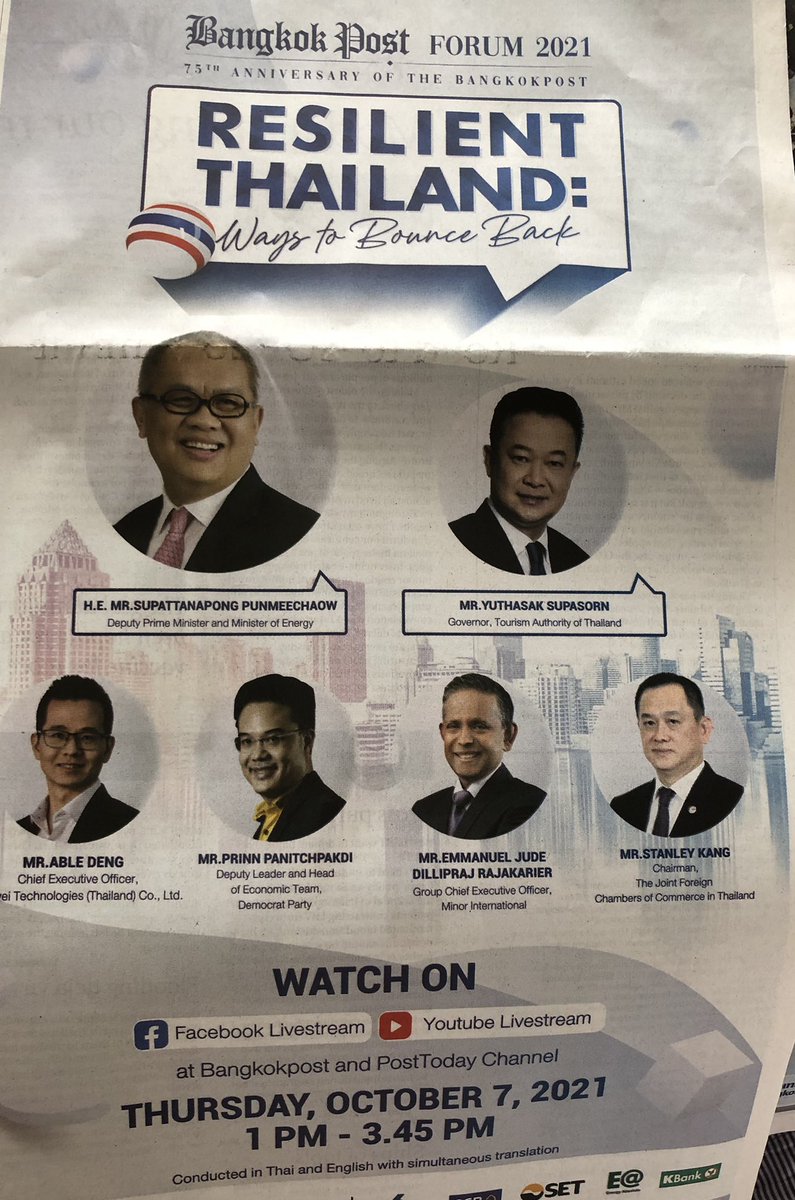 SwedeninTH's tweet photo. I encourage all conveners to think about the gender balance. All-male or all-female panels will always lack certain perspectives.        #feministforeignpolicy #Bangkokpost https://t.co/61OiuY6qGE