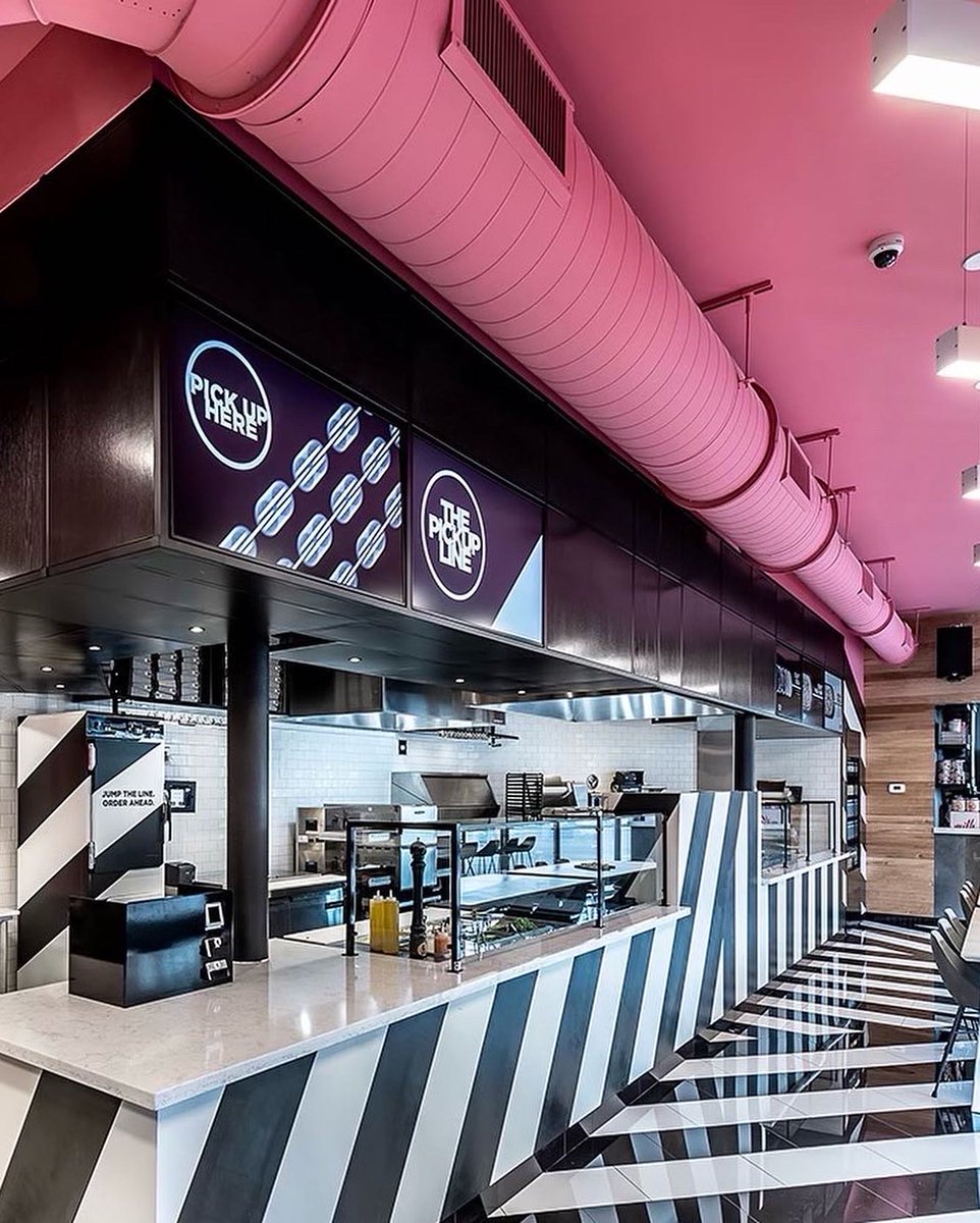 A splash of color is all takes! 
Check out some cool interiors from our Harvard Square, Willow Lawn and Silver Spring locations - #andpizza #interiors #interiordesign