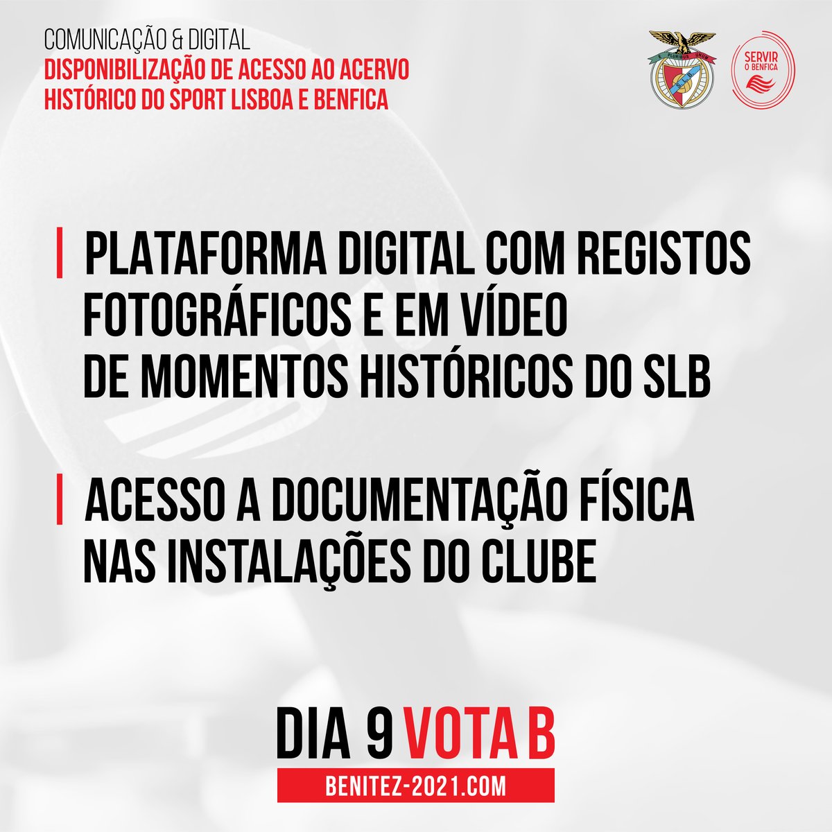 ServirOBenfica's tweet photo. #ServirOBenfica #ProgramaEleitoral #EleiçõesBenfica2021 https://t.co/MRzxqV7KVW