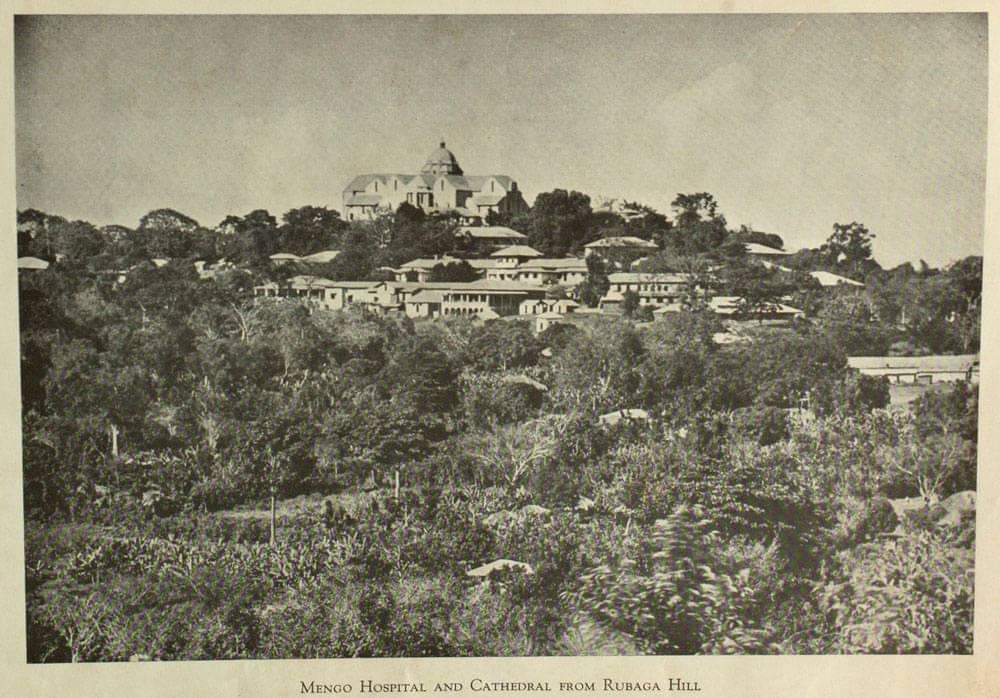 RichardSsuna's tweet photo. A picturesque image of Mmengo Hospital and Namirembe Anglican Cathedral  on the ever imposing Namirembe Hill, 100 yrs ago. https://t.co/ynI9HtBiNx