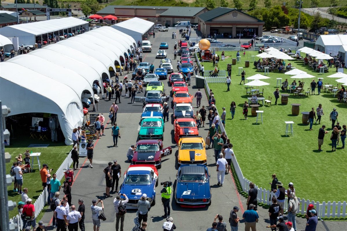 Automoblog's tweet photo. Velocity Invitational takes place November 11-14. The weekend will feature Ferrari 250 GTOs, Shelby Cobras, Porsche 917s and 908s, as well as some vintage #F1 cars like #NikkiLauda's 312 T2 and several V10 and V8 F1 cars brought by #McLaren. @VelocityInv https://t.co/1SSQmyabso https://t.co/i2DbXLoyeI
