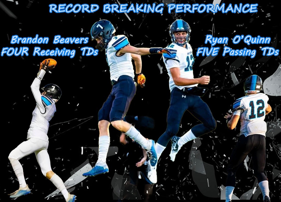 RadioRidgeview's tweet photo. Big shout out to our entire Wolfpack football squad for its 5-0 start but wanted to congratulate QB Ryan O'Quinn @RyanOQuinn15 and WR Brandon Beavers @Beevo17 for their school record setting performances at Richlands Friday night
#PackPride Keep it up Pack!!! 🐺🏈 https://t.co/aId3E2XfrH