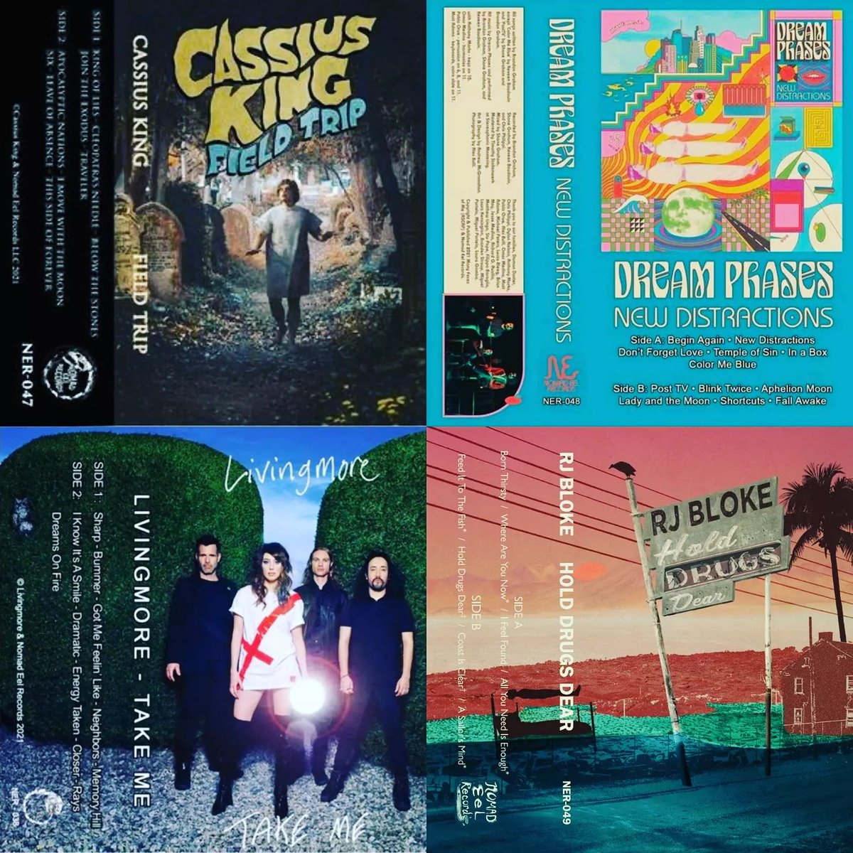 indiepulsemusic's tweet photo. https://t.co/roHIGOZKYy
Exclusive @cassetteweek releases- @cassiuskingband - Field Trip-@dreamphases - New Distractions @livingmoremusic - Take Me- @rjbloke - Hold Drugs Dear #cassetteweek2021 #CassiusKing #fieldtrip #dreamphases #newdistractions #livingmore #takeme #rjbloke https://t.co/wmx2cpVZub