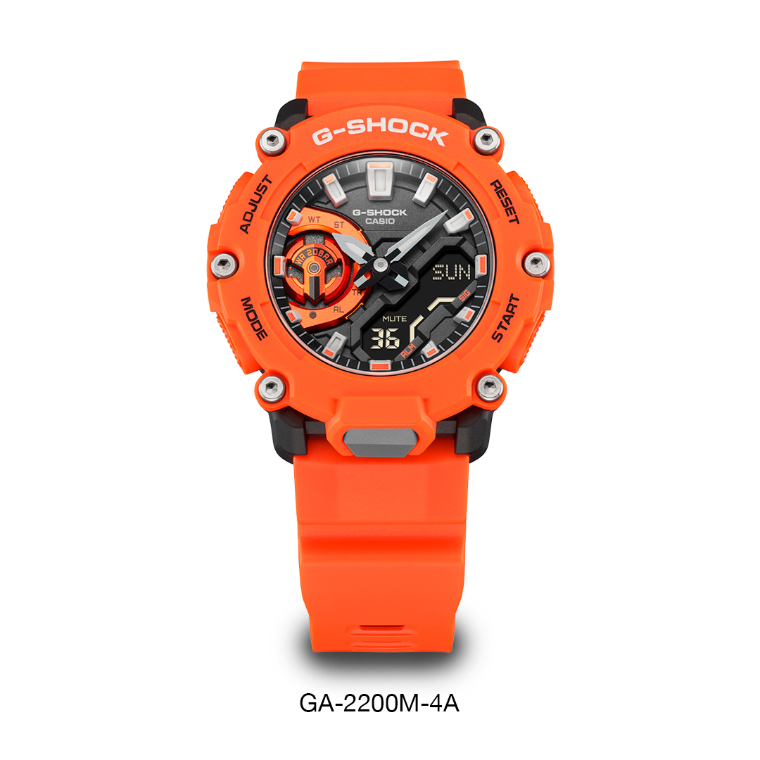 GShockBrasil's tweet photo. O design em 3 camadas integra perfeitamente o bisel, a parte traseira e os botões, reduzindo a caixa p/ 12,4 mm. A moldura redonda c/ 6 parafusos ressalta a resistência robusta. E aí, qual cor vc + curtiu? 😎 https://t.co/nPrrJFBhCZ #GShock #GShockBrasil #GShockCarbon #GA2200 https://t.co/e78VMLMegJ