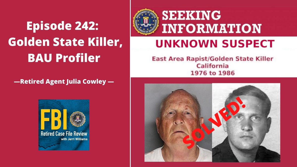 JerriWilliams1's tweet photo. Check out Julia’s new podcast @theconsultpod #fbiprofiler #serialkiller #eavesdroponthefbi https://t.co/e2RbDypyPc