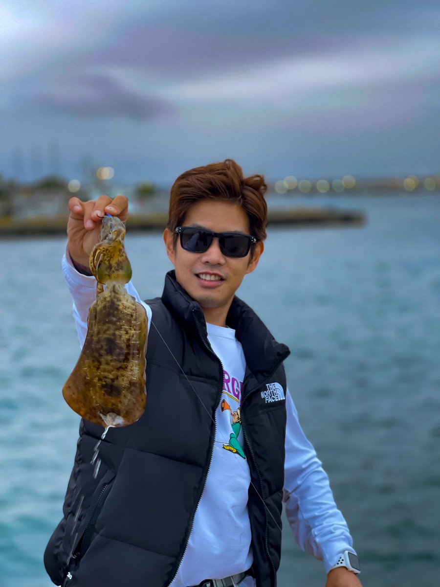 oooHAYATOoo's tweet photo. ちょっくらエギングで秋イカ釣りに行ってきた！ https://t.co/W78X4hVOU1