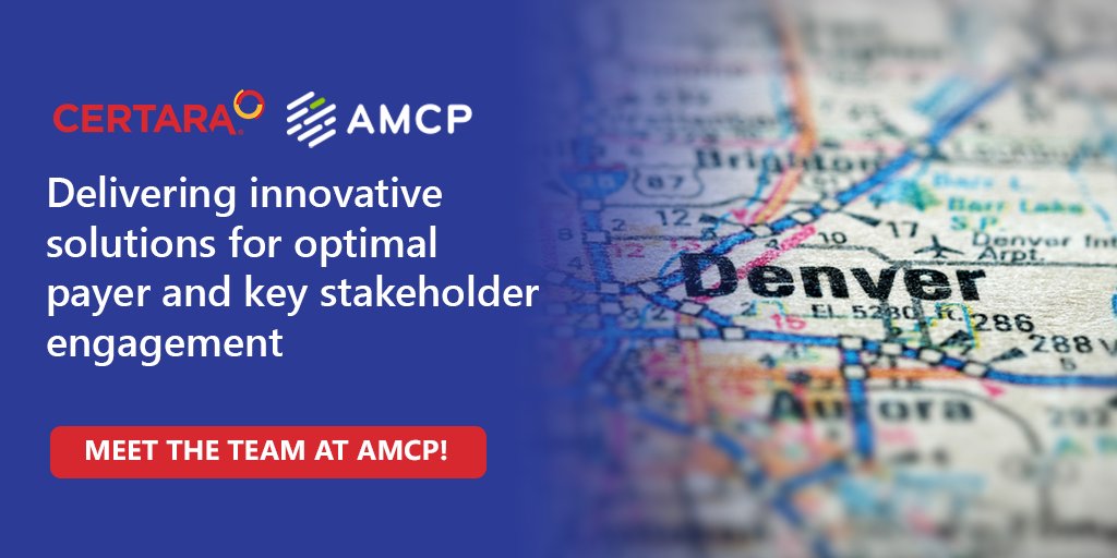 Certara's tweet image. #AMCPNexus 2021 | All roads lead to Denver! Make the most of your time at AMCP and learn how our BaseCase software is used to accelerate time-to-market through rapid content development. Learn more: ow.ly/rAwc50GmQDR

#PayerEngagement #ValueCommunication #HEOR #MarketAccess