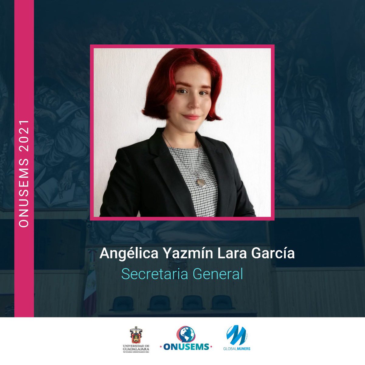 globalmuners's tweet photo. 1/10.🔊¡Atención #MUNers! Les presentamos a la Secretaría #Staff de #ONUSEMS2021.
💻 https://t.co/xEWnom75rM
#ODS4 #EducaciónDeCalidad #CiudadanosGlobales #SomosMUNers #PrepaUdeG #ModelosONU #ParticipaciónJuvenil #UN4MUN
@udg_oficial
@udg_global
@sems_udg
@ONUMX
@CINUmexico https://t.co/qjzqEpFCsd