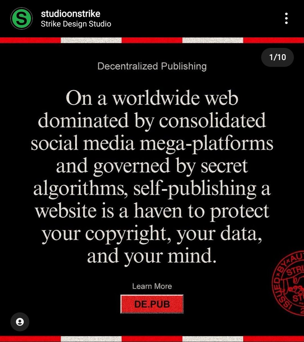 theswordwizard's tweet photo. there's a workshop on decentralized publishing by @studioonstrike tomorrow/thursday and setting up ways for people to engage with your content directly, instead of through social media. check it out! https://t.co/4J2OKBDarP https://t.co/D5csBfnKwI