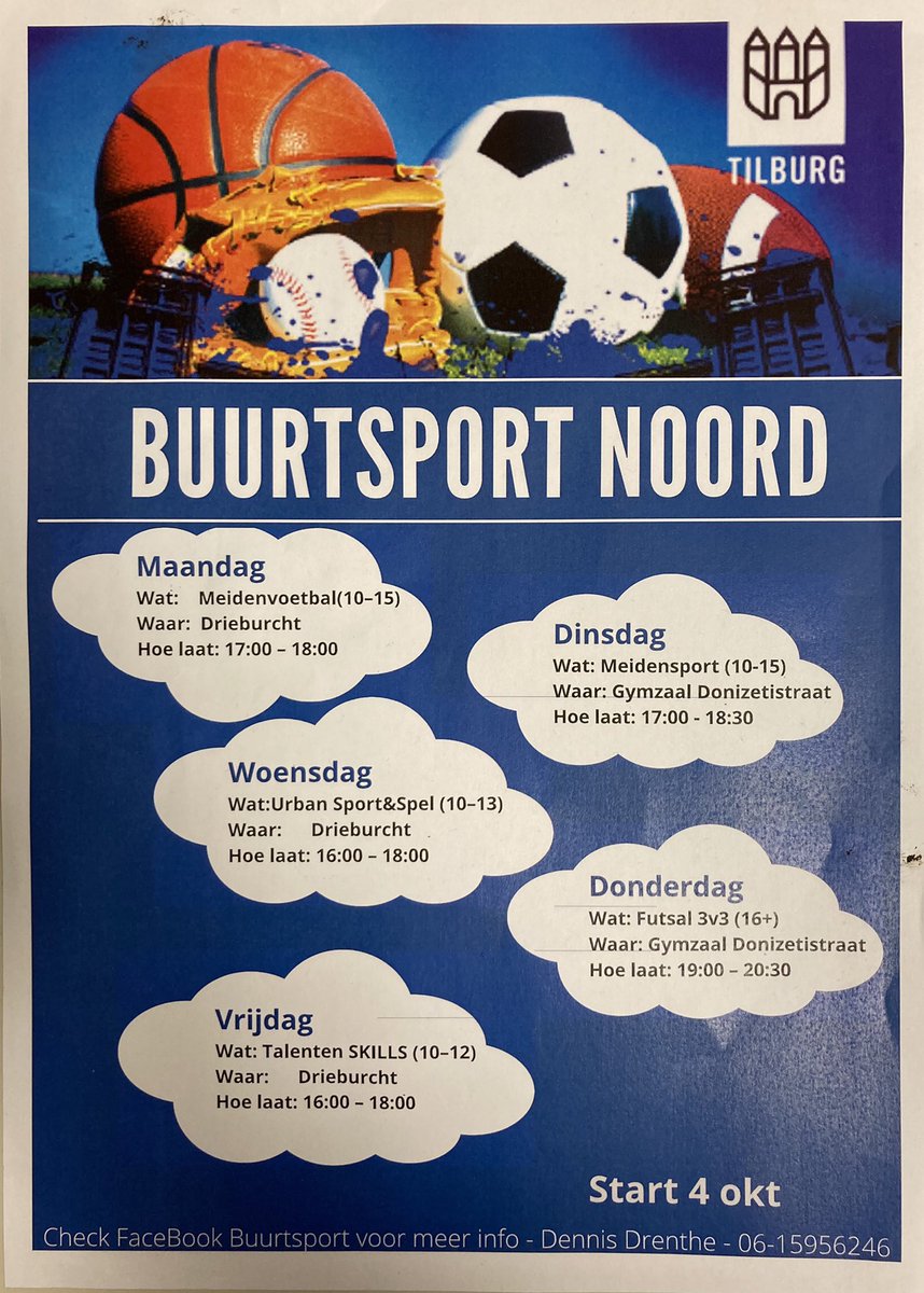 JufGloria's tweet photo. Ben je 10 jaar of ouder🤔? Doe mee met Buurtsport Noord👍
Check hier wat je kan doen in onze buurt 🚩

#TeamNoord ⬆️ https://t.co/1Nx3zoL2TA