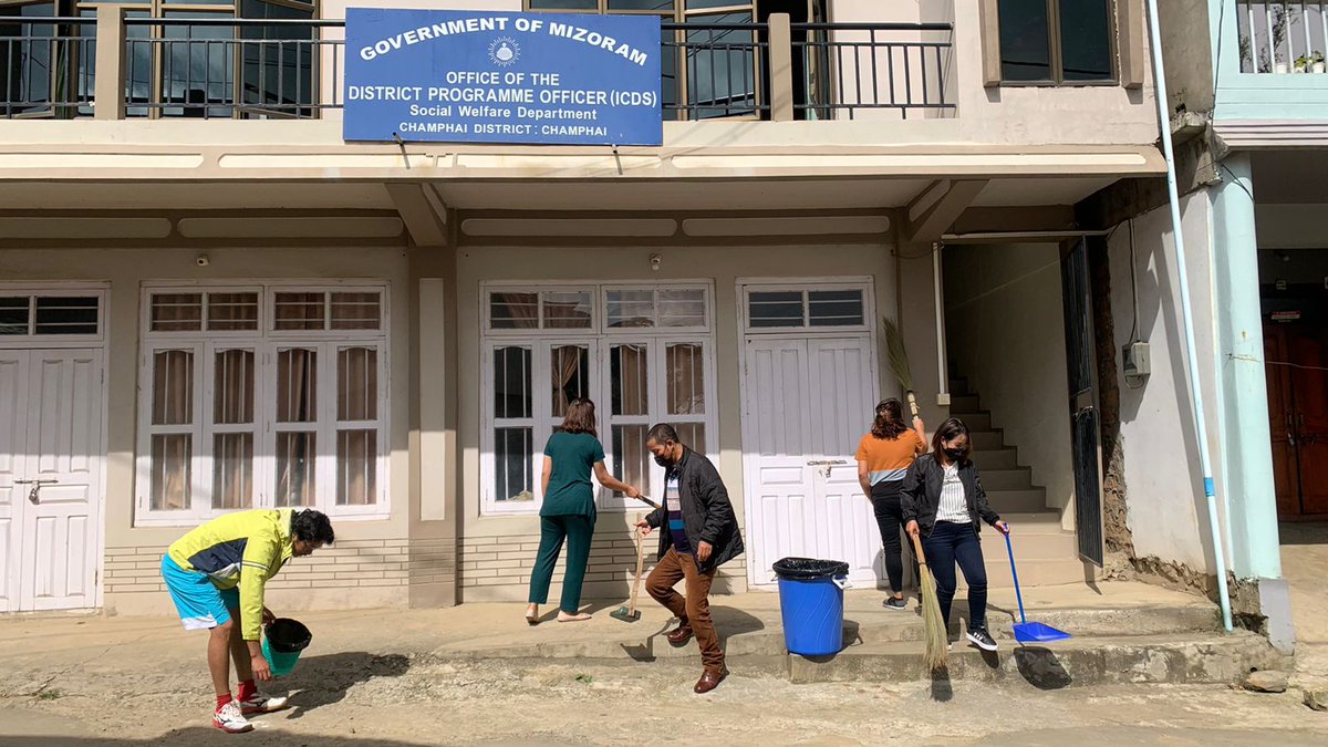 sbmuudpacpi's tweet photo. Cleanliness Drive in all Government Establishments 
@SwachhBharatGov  @sbm_mizoram https://t.co/nNCC7qWYEv