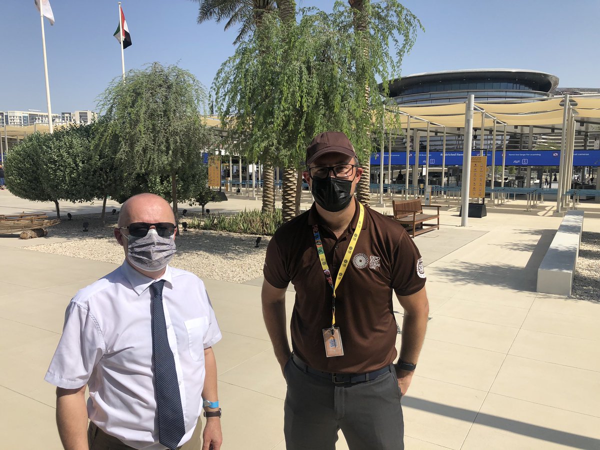 BenBailey641's tweet photo. Great to get to #Expo2020Dubai for the launch of the Expo 202 Universities Programme. Mobility Pavilion looks great and a fantastic welcome from Dean who leads the programme. https://t.co/3Fj7nvOKrM