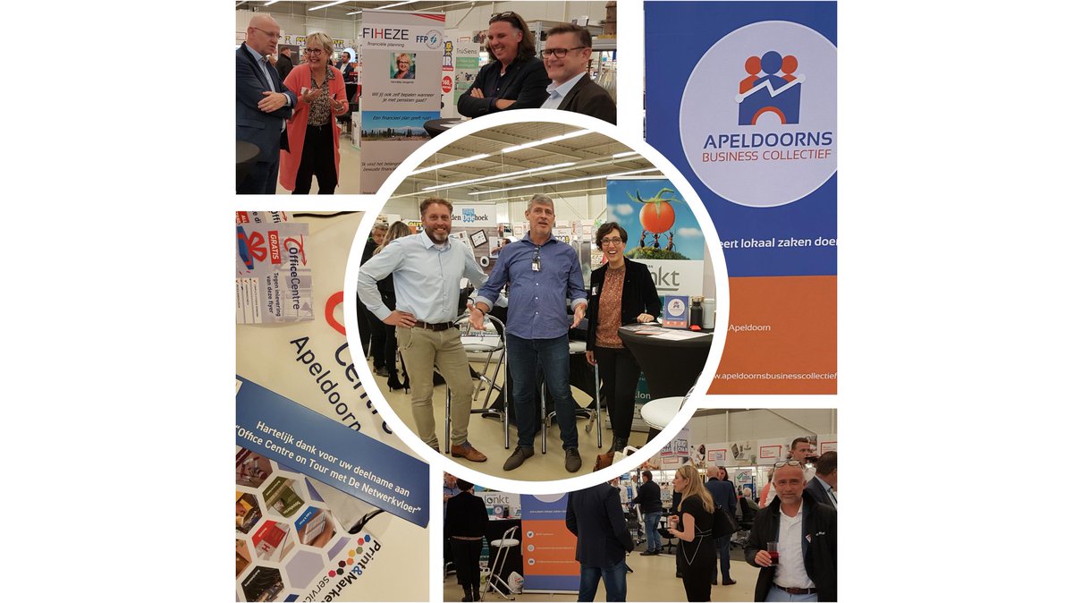 Gisteren eindelijk weer... <a href="/DeNetwerkvloer/">De Netwerkvloer</a> bij ABC-deelnemer <a href="/OfficeCentreNL/">Office Centre</a> #Apeldoorn #lokaalzakendoen #055LONKT
