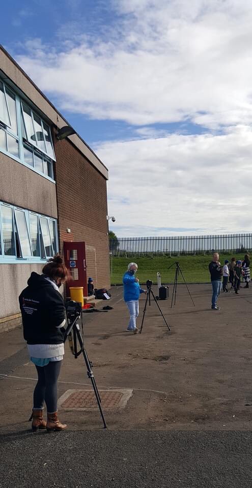 EacCreative's tweet photo. Dream team @eileenfrater capturing last dance session in @Catrineps yesterday with the wonderful @SunriseDances and project Tweet! Cannot wait to see and share the finished film 🎥 🚀 🕺🏻 💃🏻 what a beautiful day to be dancing outdoors! @EacEducation #happydance @ea_youth @eaclost https://t.co/dP8mJnl3ZC
