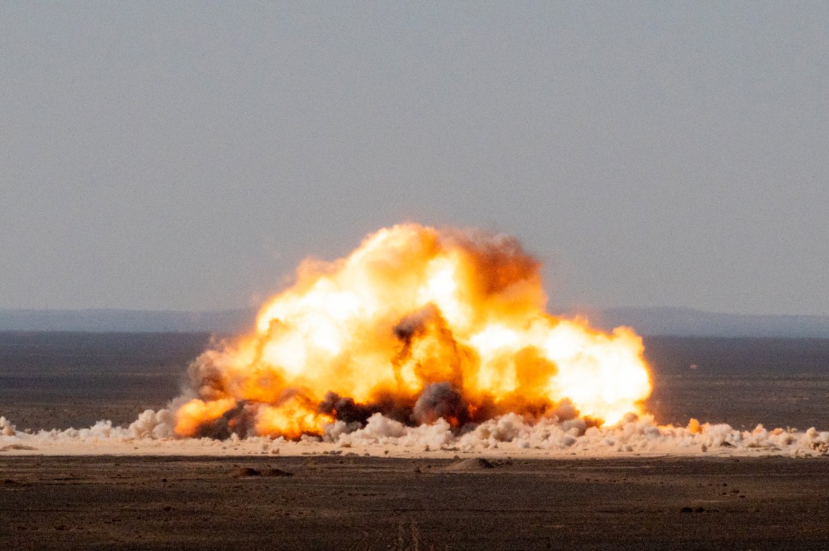 USAFCENT's tweet photo. Bombs away at the bomb range!
The bomb range allows our @332RedTails fighters to demonstrate just how precise and lethal our forces can be in winning our fight today as well as tomorrow.
#FighttoWinToday https://t.co/eH9NVxRSqe
