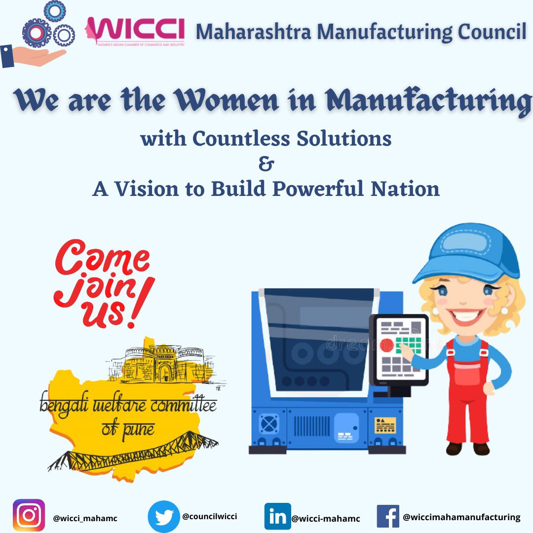 WICCI Maharashtra Manufacturing Council tweet media