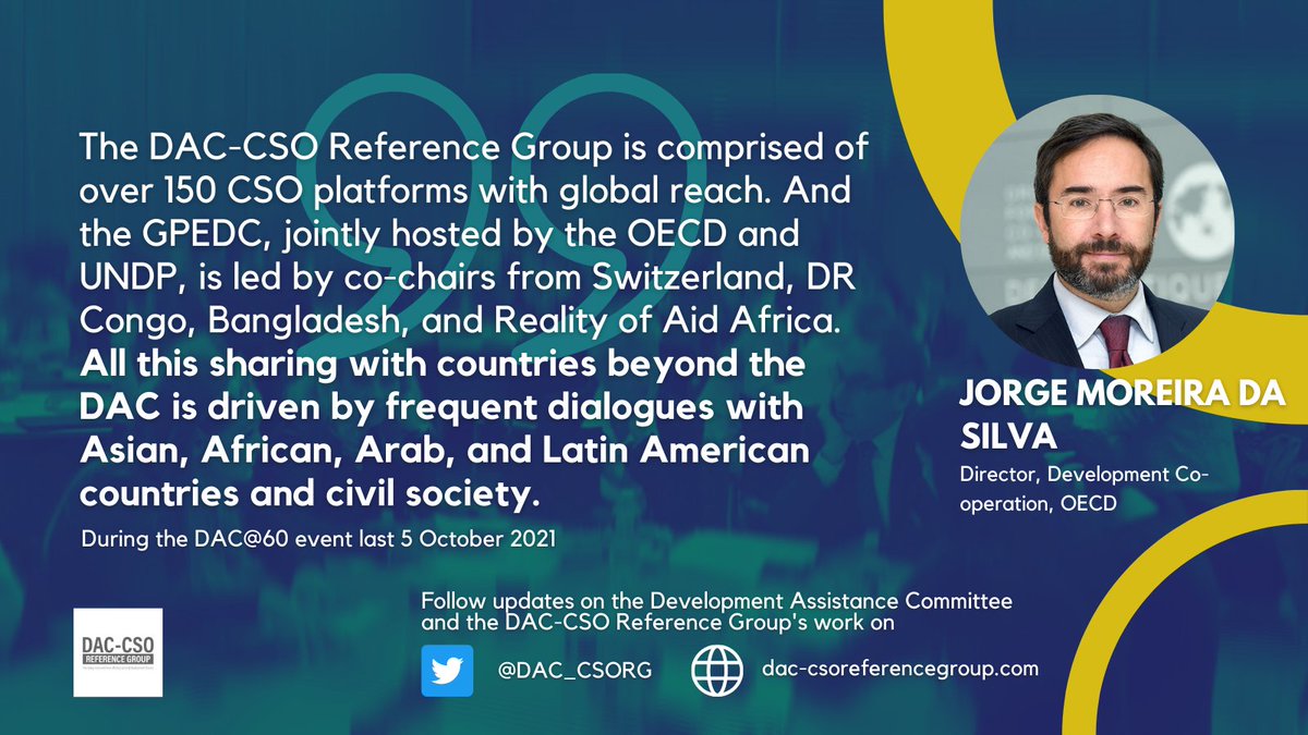 DAC_CSORG's tweet photo. ICYMI: The @OECD @OECDdev marked its 60th anniversary in an event last 5 October. Delegates and members of the international community shared their insights on its achievements and what remains to be done. #DAC60 #internationaldevelopment #sustainabledevelopmentgoals #foreignaid https://t.co/mGlHQVvc6I