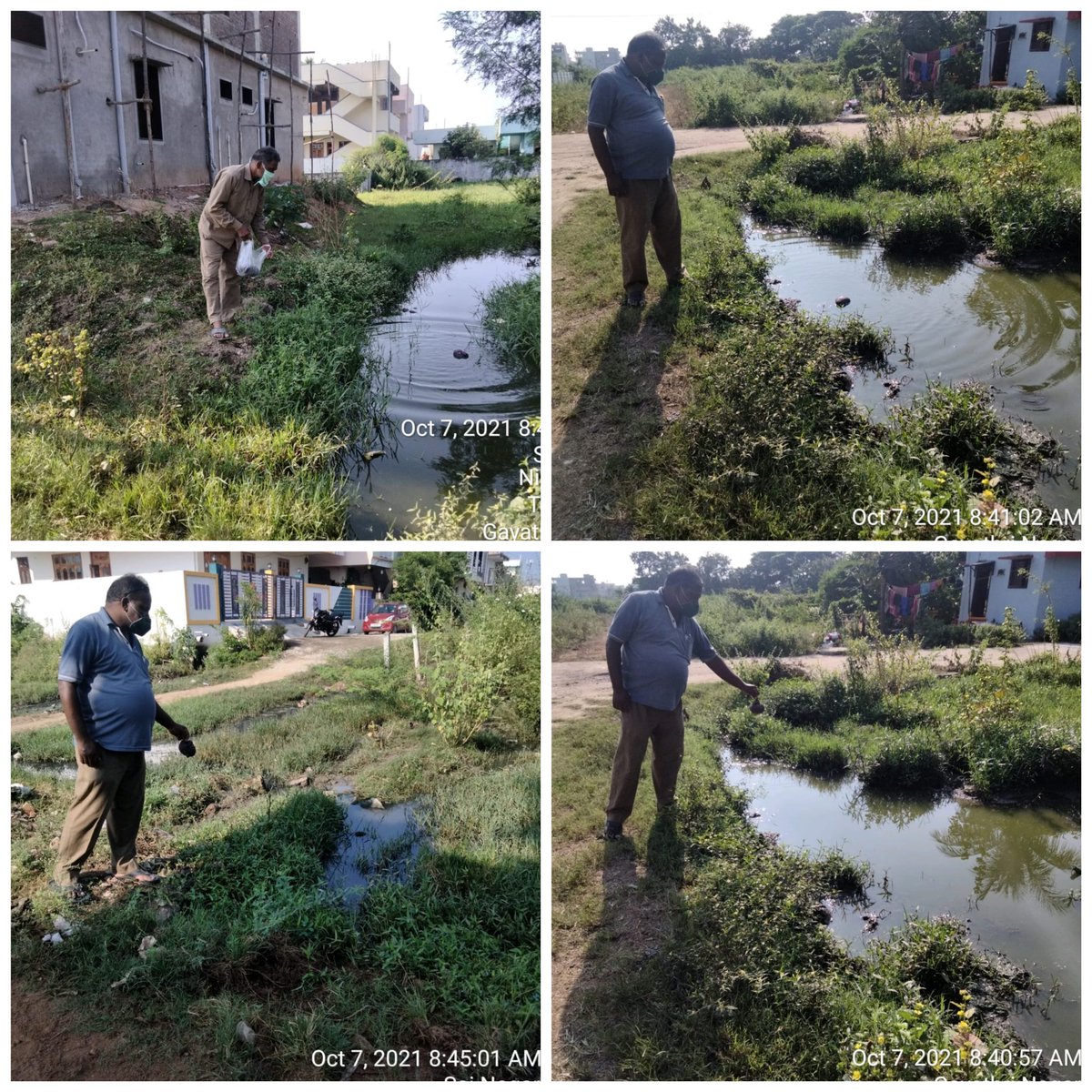 MC_Nizamabad's tweet image. As a part of its efforts to control mosquito breeding and dengue out Break, #NMC frontline warriors dropping oil balls in stagnated rain water and drains...
Div No 24, Gayathri nagar
@KTRTRS 
@arvindkumar_ias 
@Collector_NZB 
@cdmatelangana