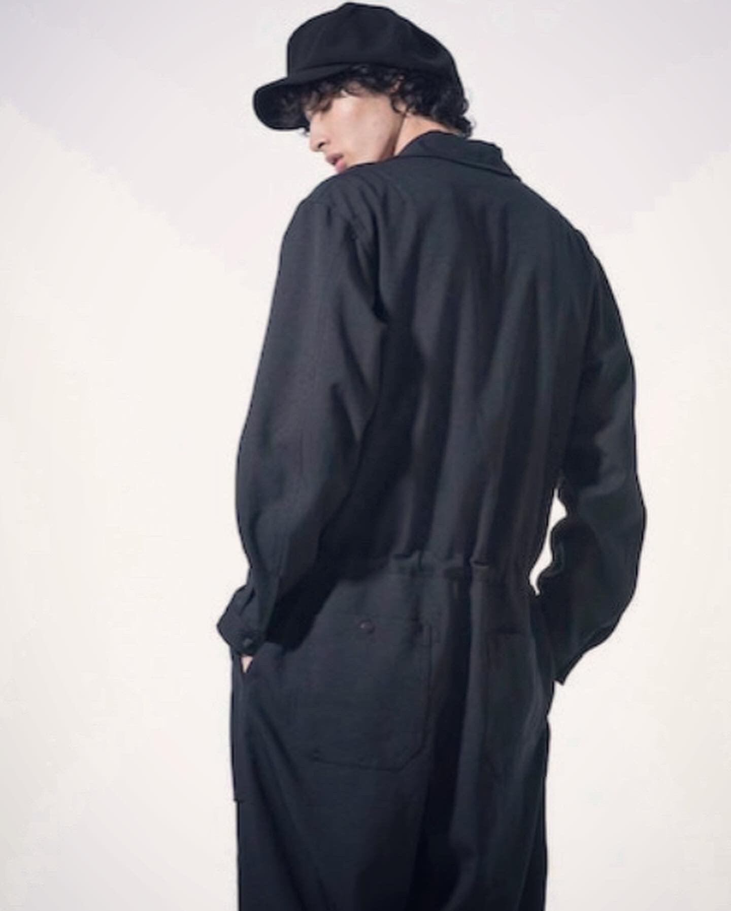 【本日限定SALE】 Y-3 ヨウジヤマモト ジャンプスーツ Yohji Yamamoto フーデッド ジャンプスーツ | ブラック