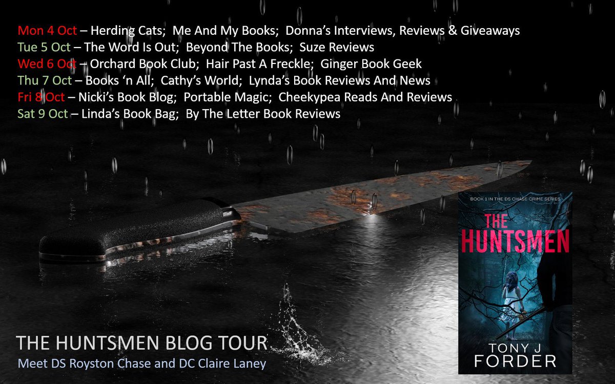 LyndaCheckley's tweet photo. Today I’m on the Blog Tour for The Huntsmen by Tony J Forder and you can read my review here https://t.co/QUklse95B4 “I  loved this book It’s a fabulous read ⭐️⭐️⭐️⭐️⭐️” @TonyJForder #thehuntsmen https://t.co/YGiJkYvIXc