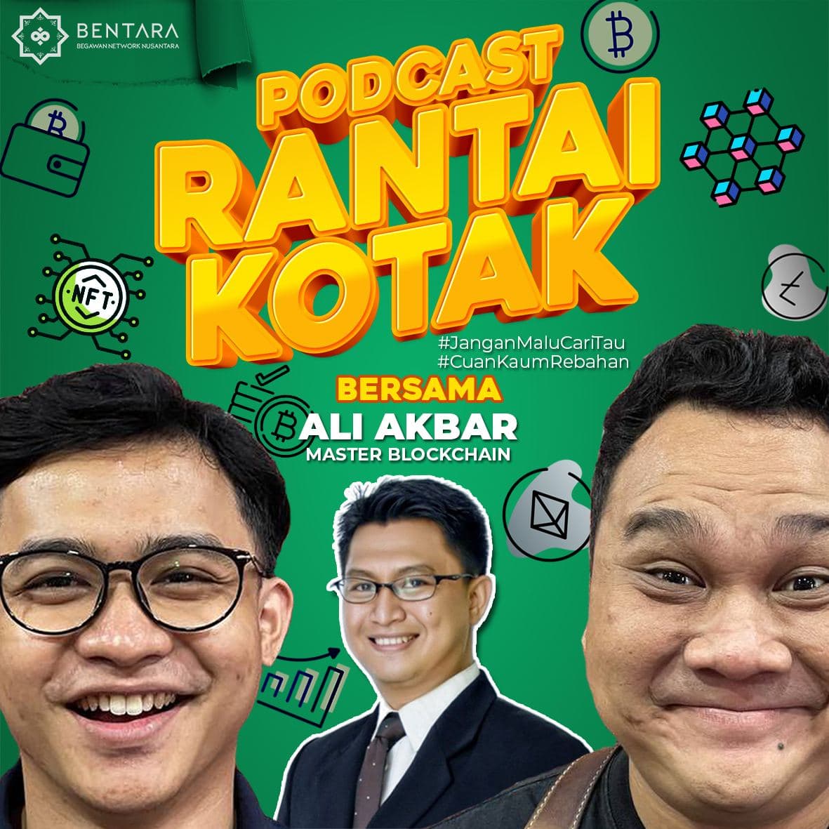RantaiKotak's tweet photo. #JanganMaluCariTau 10/10.

Buat kamu yg tertarik untuk belajar bersama tentang NFT, Cryptocurrency dan Blockchain. yuk dengerin aja Podcast kami ya. Episode 2 khusu bahas NFT : https://t.co/ZSaShgGdJi

Untuk Diskusi bisa juga join ke Grup Telegram : https://t.co/gvBNEaLDru https://t.co/MrAWIjtaak