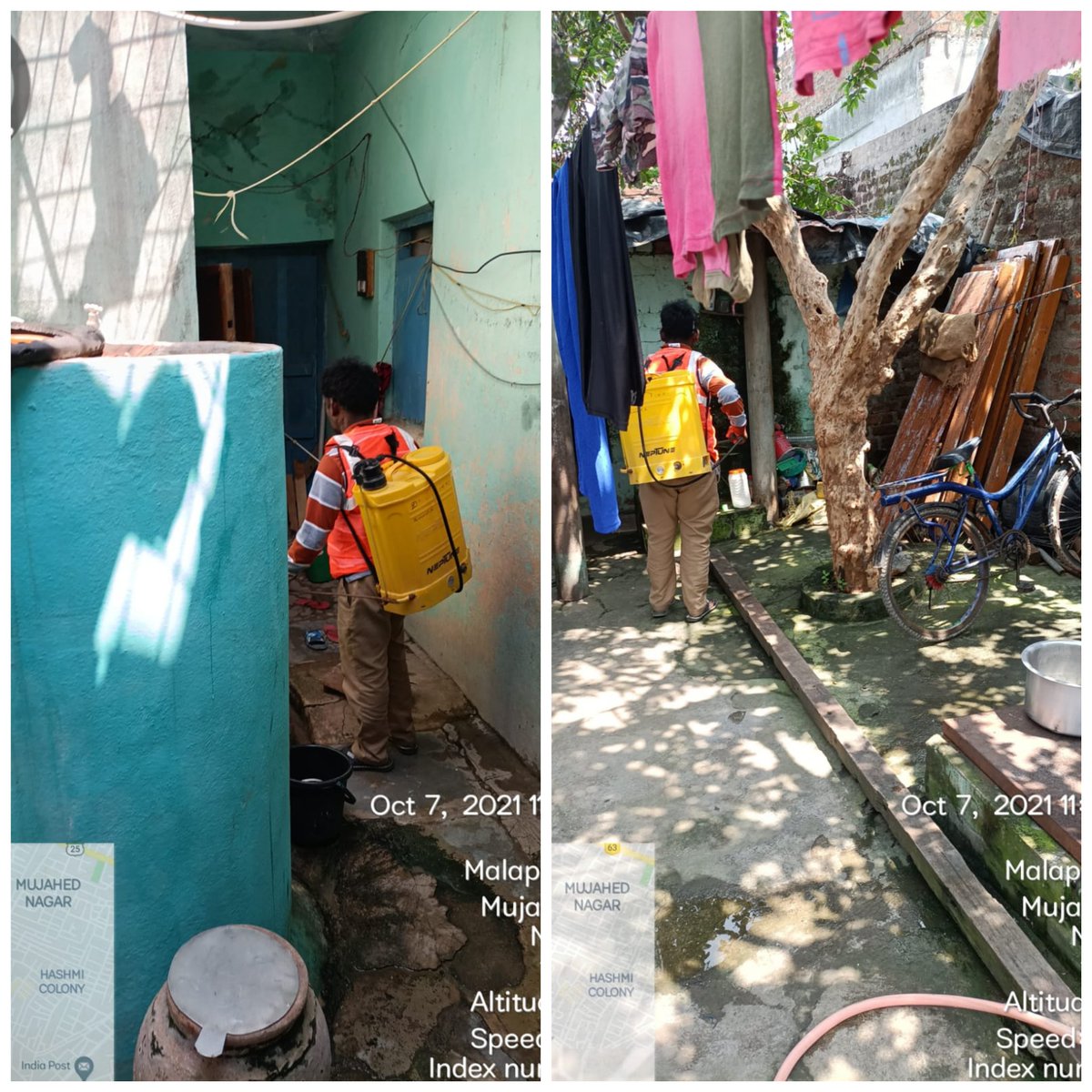 MC_Nizamabad's tweet image. Anti larval spraying drive is been taken up by the #NMC team to prevent the vector bone diseases which normally surface in the rainy season near stagnant water...
Div No: 53
@KTRTRS 
@arvindkumar_ias 
@Collector_NZB 
@cdmatelangana