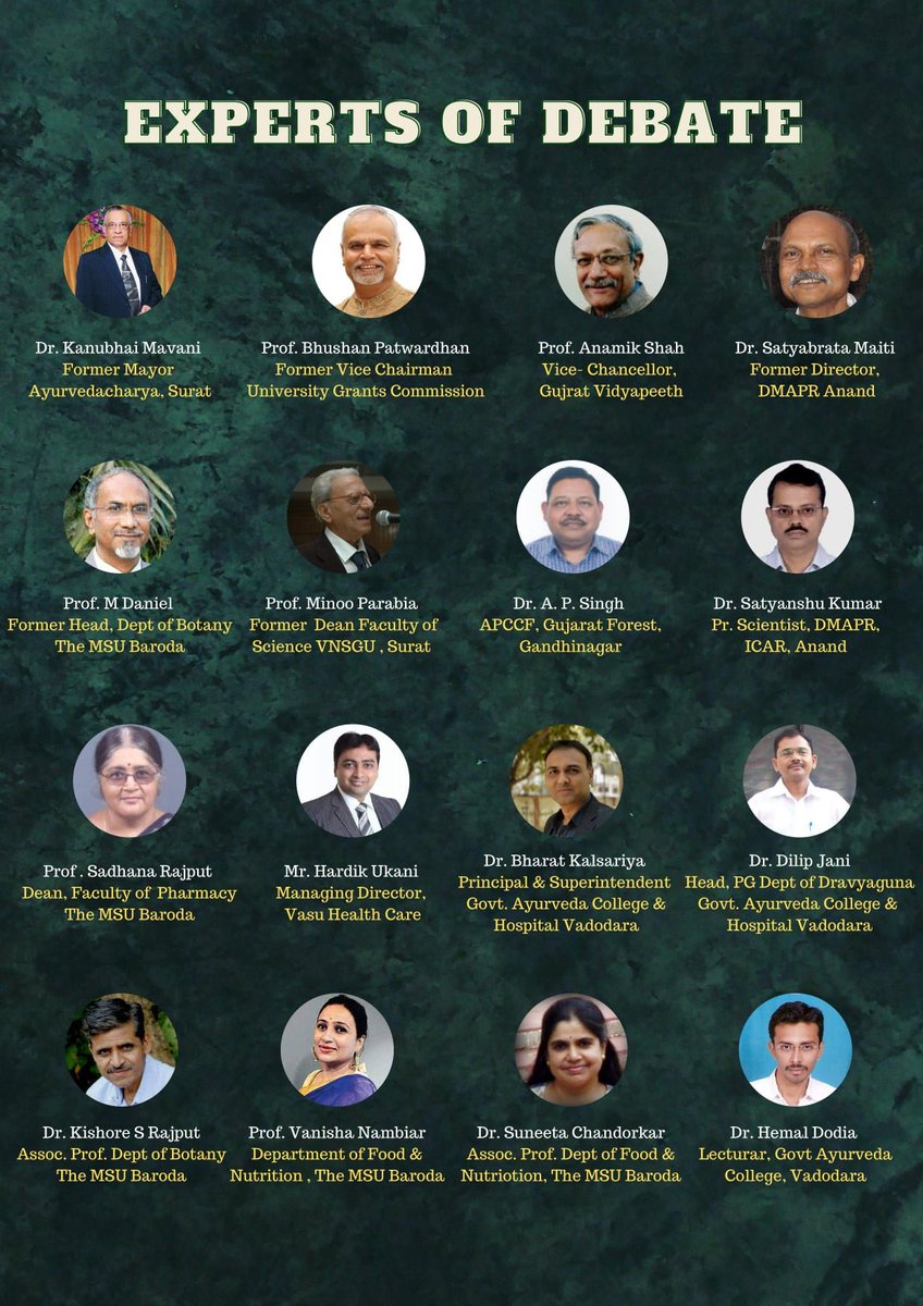 Themsubaroda's tweet photo. Department of Botany, Faculty of Science, The Maharaja Sayajirao University of Baroda is presenting A debate on Giloy The Magical Hub.
Date:9 Oct 2021
Time: 12 to 2 pm
Venue: Aurobindo cum medicinal plants garden
#debate #giloy #botany #themsu #baroda https://t.co/qpsDGYWehT