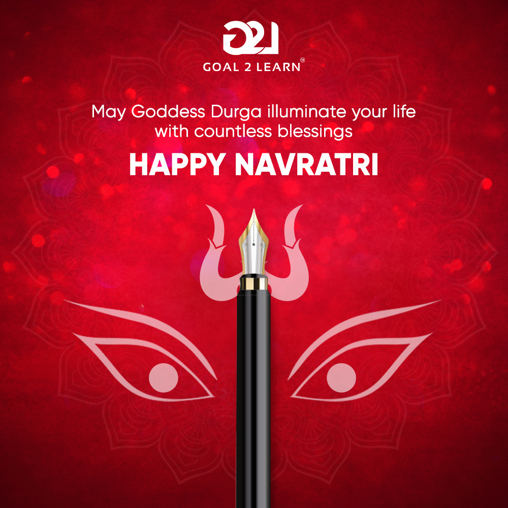 Goal2Learn's tweet photo. This Navratri, Unleash your inner digital notions with our professional digital marketing programs. Sign up today.
Happy Navratri! 

#goal2learn #g2l #navratri #navratrispecial #navratri2021 #jaimatadi #maadurga #hindufestival #navratrifestivals #indianfestivals #VasaiVirar https://t.co/JfxJ4jfhvS