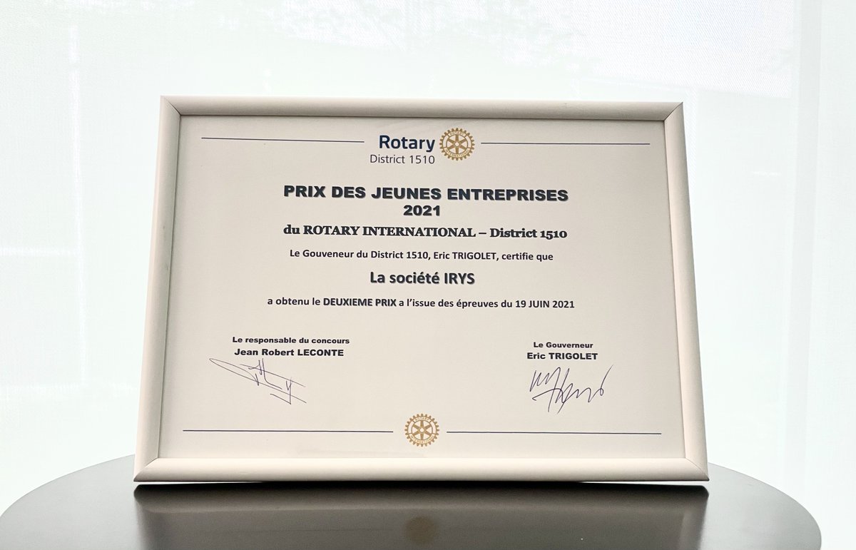 𝐑𝐄𝐌𝐈𝐒𝐄 𝐃𝐄𝐒 𝐃𝐈𝐏𝐋𝐎𝐌𝐄𝐒 !👨‍🎓

➡️Cette semaine, Irys a eu le plaisir d'assister à la remise des diplômes organisé par le <a href="/RotaryDE/">Rotary International</a>  !

Ce fût une belle cérémonie où nous avons pu retrouver et échanger avec les rotariens présents. ☺️

Merci au district 1510 !
#CONCOURS