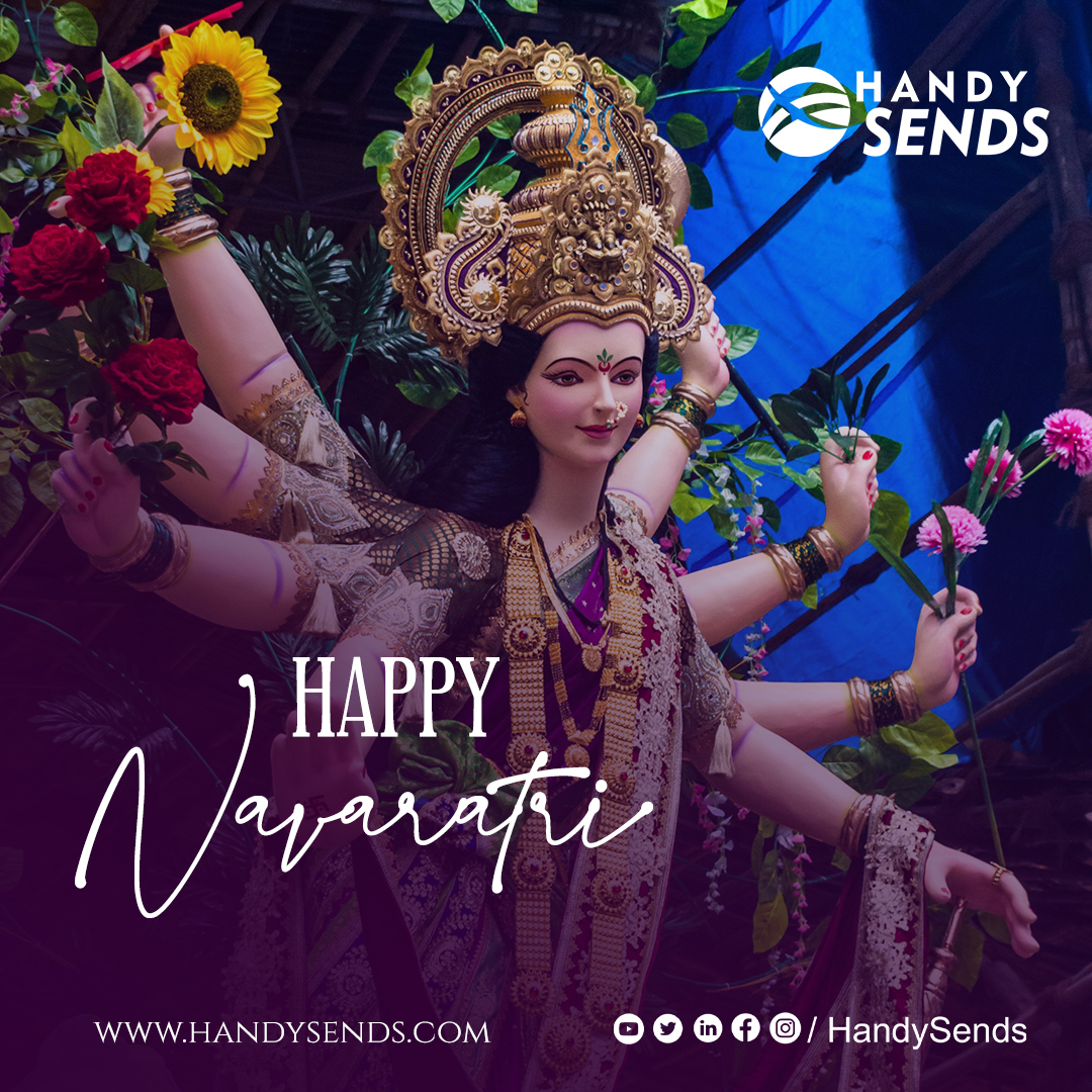 HandySends's tweet photo. May the bright colors of Navratri bring into our lives high spirits and positivity. Wishing a blessed and cheerful #Navratri too.
#kmkiran #handysends #Navaratri #MaaDurga #GoodOverEvil #navratri2021 https://t.co/JTSFibnbOi