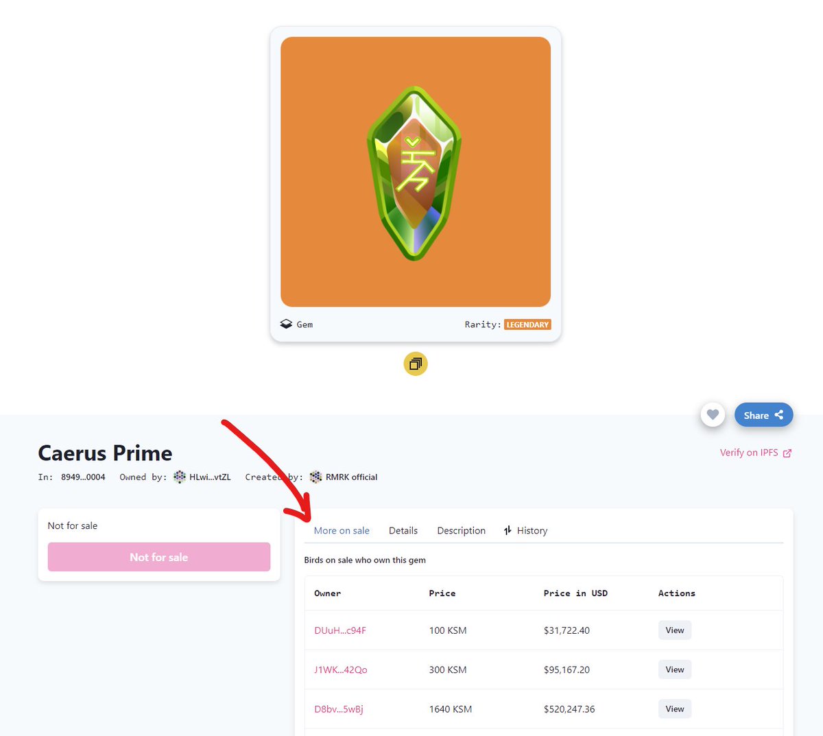 You can now find all birds that hold a certain gem and are for sale. It has never been easier to hunt for gems 💎

kanaria.rmrk.app/catalogue?nftT…

Gems explainer: url.rmrk.app/gems
