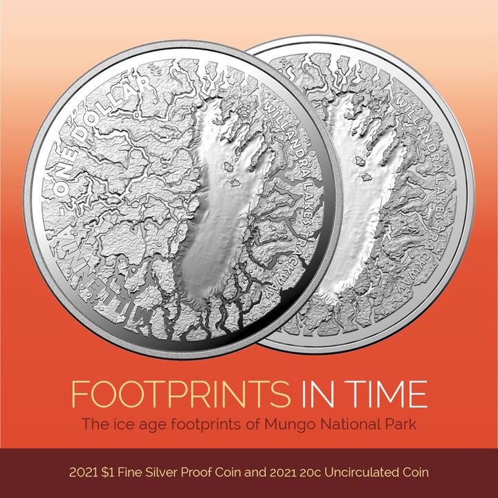 Today the @RoyalAustMint released a coin celebrating Australia's First Nations People’s longevity and perseverance in this ancient land with the Mungo footprints coin.