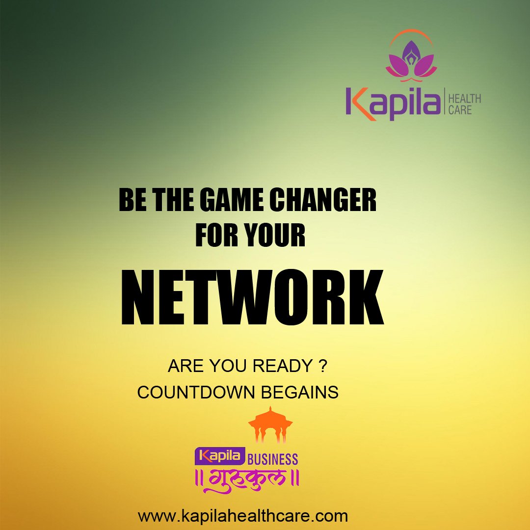 kapilanoni's tweet photo. Be the Game Changer for your Network

Ar you Ready ?

#kapila #kapilagurukul #kapilaclub #mlmleaderspune #MLM2021 #kapilanoni #MLMInnovation #mlmindustry #mlmsuccess #mlm #kapilahealthcare #GrandLaunching https://t.co/Qrhja38Viw