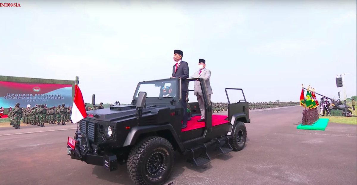 Presiden <a href="/Jokowi/">Joko Widodo</a> Pimpin Upacara Penetapan Komponen Cadangan Tahun 2021 

"Pada hari ini, Kamis, tanggal 7 Oktober Tahun 2021 pembentukan Komponen Cadangan Tahun 2021 secara resmi saya nyatakan ditetapkan,” ujar Presiden.

#KabarKabinet <a href="/Kemhan_RI/">Kemhan RI</a> 
setkab.go.id/presiden-jokow…