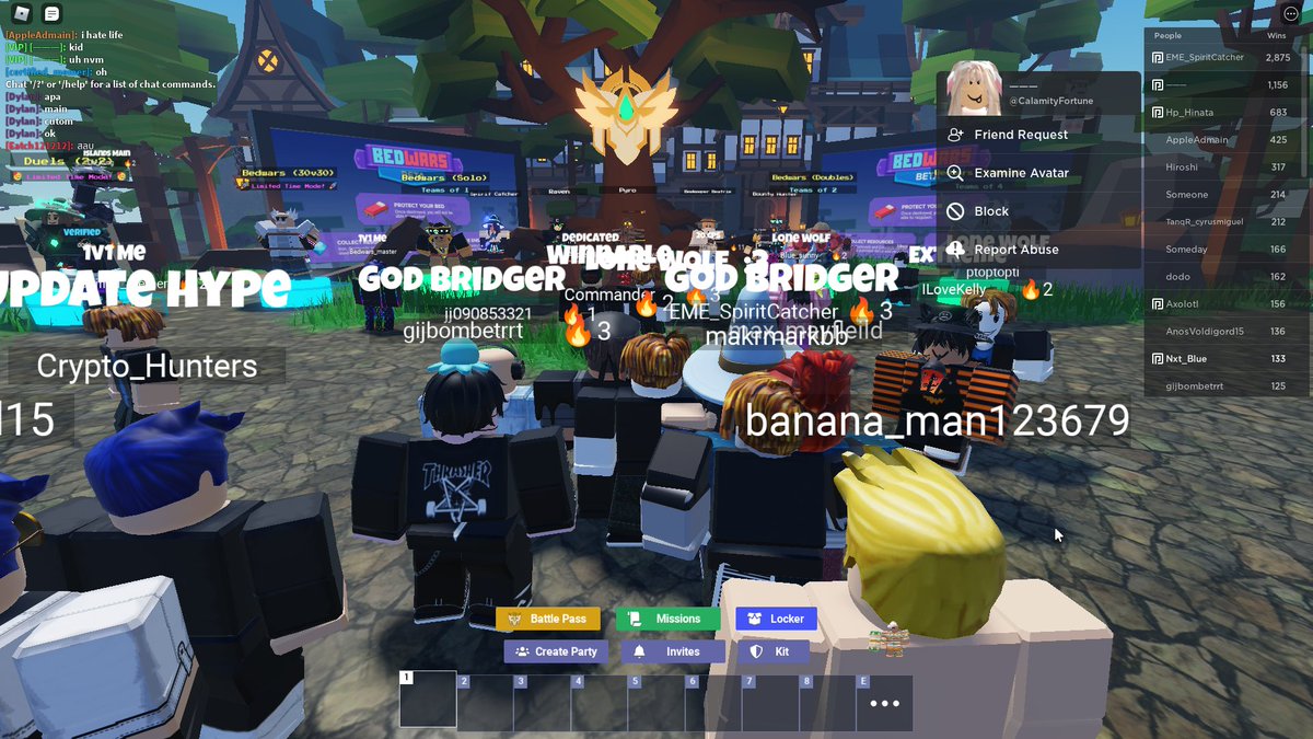 NxtBlueOnYT's tweet photo. @SharkBloxYT theres a weird display name of a girl in roblox bedwars can u research for it on how they did it? https://t.co/dPx86E9qMA